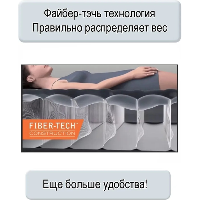 Матрас Intex 64759, 203x152x25 см, насос отсутствует