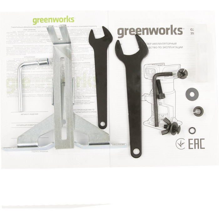 Фрезер кромочный Greenworks G24RO/3502507RU