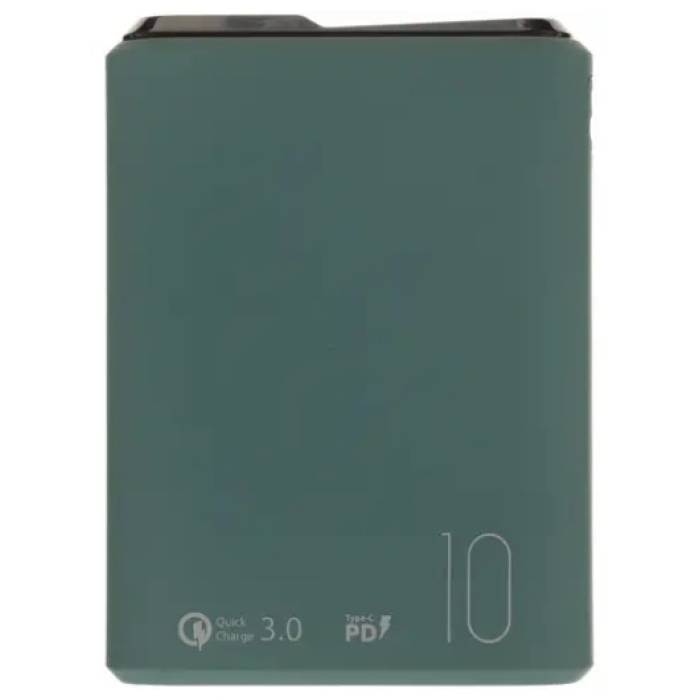 OLMIO QS-10 10000 мАч зеленый