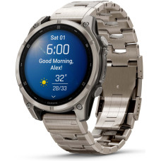 Garmin Fenix 8 47 мм серебристый-серый