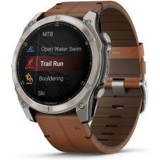 Garmin Fenix 8 51 мм серебристый-коричневый