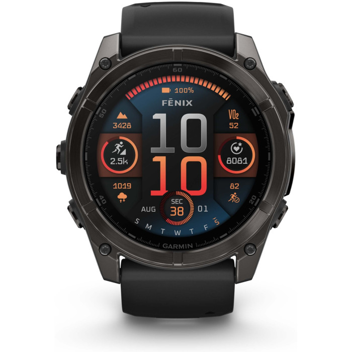 Garmin Fenix 8 51 мм черно-серый