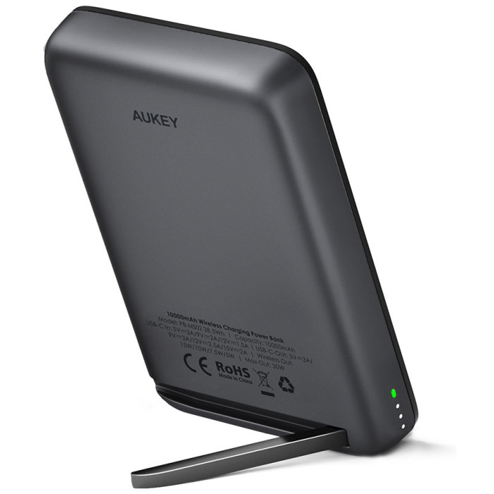 Aukey PB-MS02 30W MagSafe 10000 мАч серый