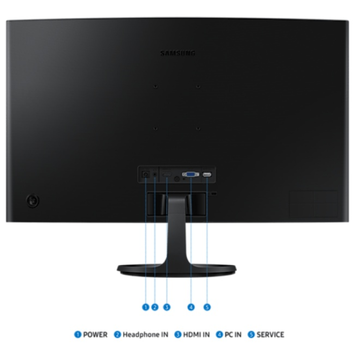 27' Samsung LS27D364GAIXCI черный