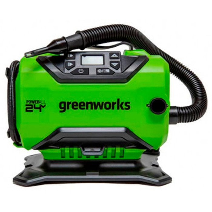 Автокомпрессор Greenworks поршневый, мембранный ACG30124V
