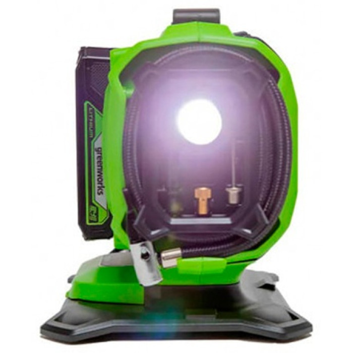 Автокомпрессор Greenworks поршневый, мембранный ACG30124V