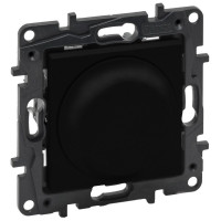 Поворотный диммер Legrand NILOE STEP 863552, черный