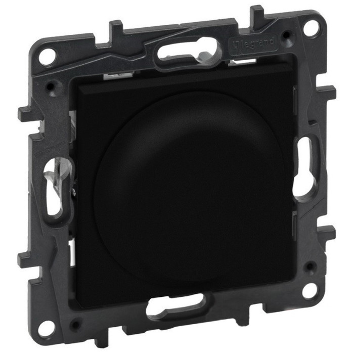 Поворотный диммер Legrand NILOE STEP 863552, черный