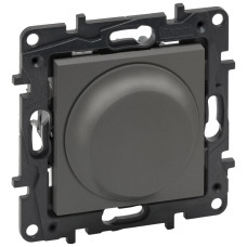 Поворотный диммер Legrand NILOE STEP 863452, сталь