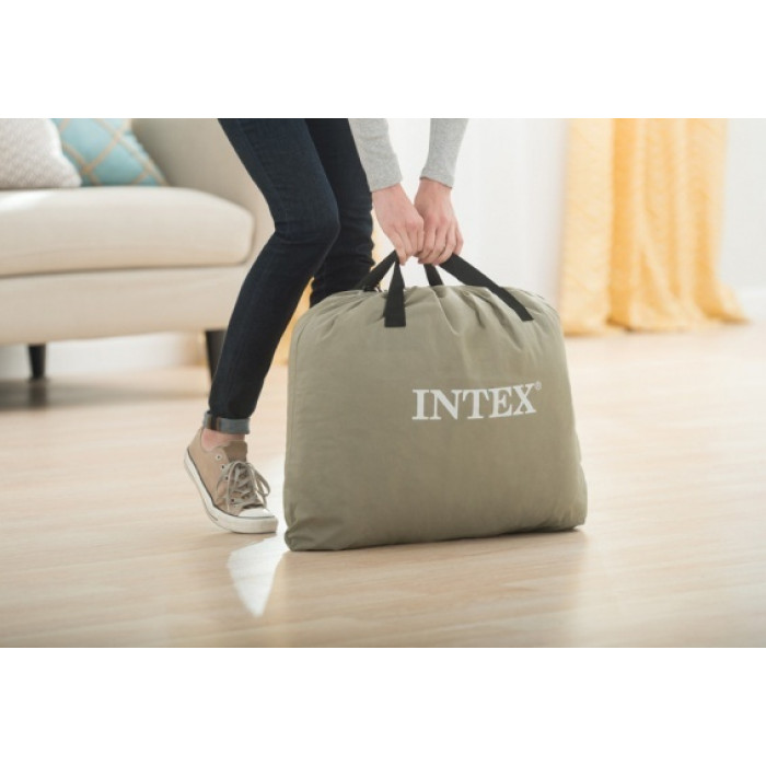Кровать Intex 67768ND, 191x137x33 см, насос встроенный
