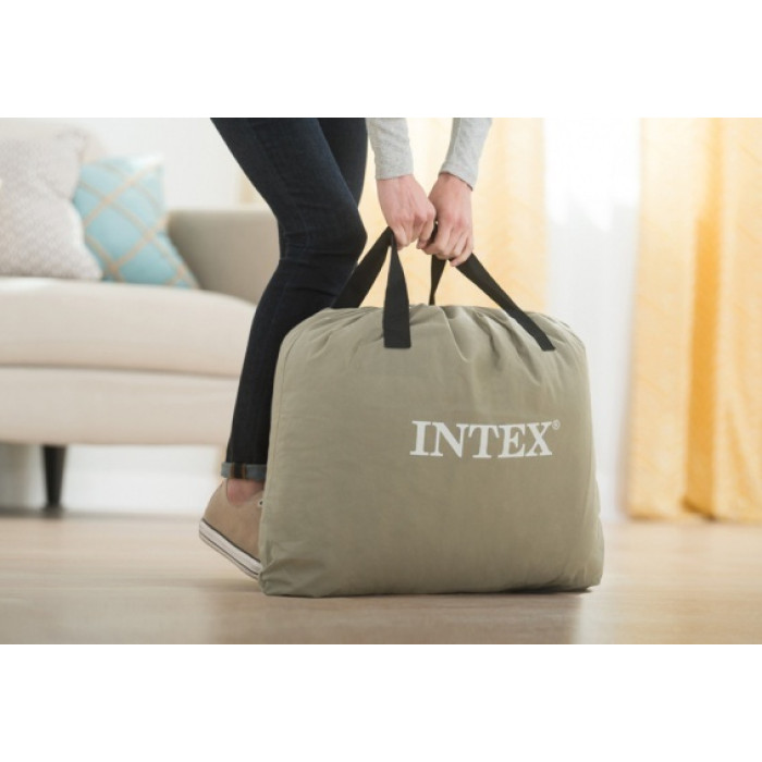 Матрас Intex 64159, 203x152x36 см, серый