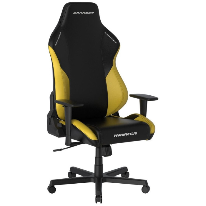 Игровое кресло DXRacer Hammer GC/LHE23LTA/NY, черный, желтый