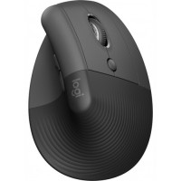 Мышка беспроводная вертикальная Logitech Lift Graphite (910-006473)