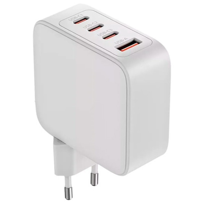 OLMIO USB+Type-Cx3 PowerDelivery QC GaN 100W USB Type-C, USB белый