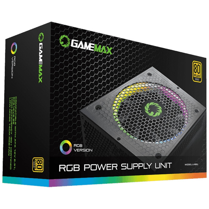 Game Max RGB1050 PRO BK Gold 1050 Вт