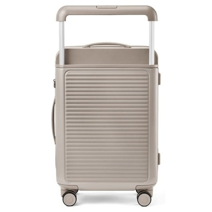 Чемодан Xiaomi NinetyGo NuLife Luggage поликарбонат, ABS-пластик 39 бежевый