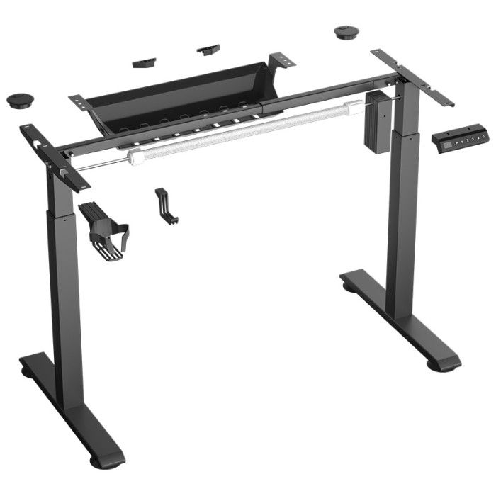 Стол компьютерный 1STPLAYER MOTO-E 1675-18/ BK	,160х75x117 см, черный