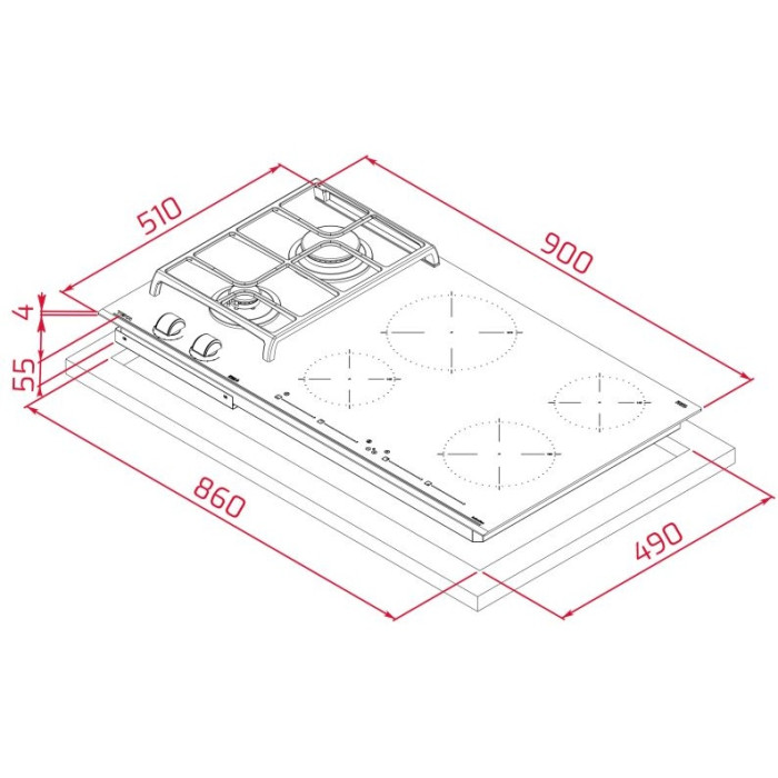 TEKA HYBRID JZC 96324 ABN черный