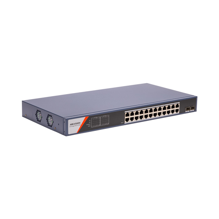 Коммутатор Hikvision DS-3E1526P-SI-24P2F