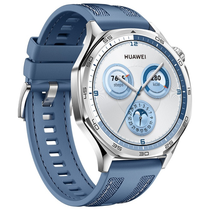 Huawei Watch GT 5 46 мм серебристый-голубой