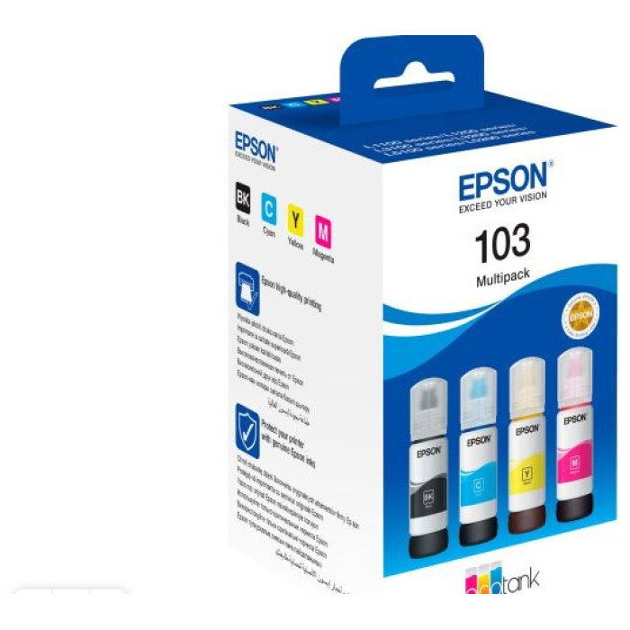 Набор из четырех контейнеров с чернилами Epson 103 EcoTank / C13T00S64A