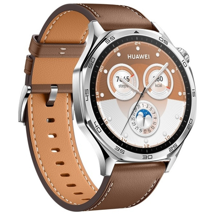Huawei Watch GT 5 46 мм серебристый-коричневый