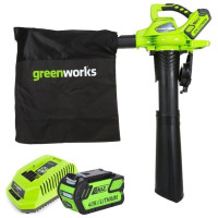 Воздуходувка Greenworks GD40BVIIK4 (2406907UB)