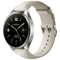 Смарт часы Xiaomi Watch 2 Titan Gray Case With White Leather Strap