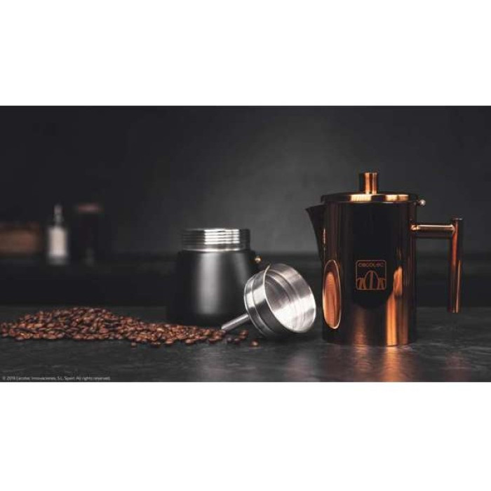 Кофеварка Cecotec 01621 бронзовый