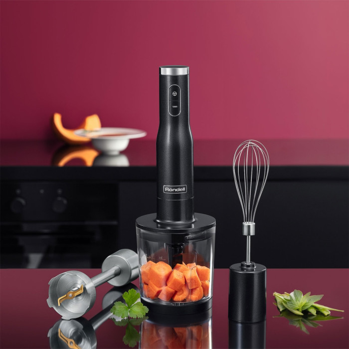 Блендер Rondell RDE-1301 черный, серебристый