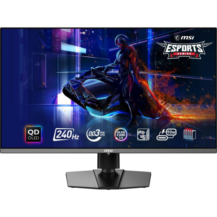Монитор 31.5' MSI MPG 321URX QD-OLED 3840x2160 240Hz 0.03ms 250cd/m 1.5млн:1 2xHDMI 1xDP 4xUSB
