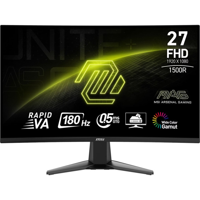 27" MSI MAG 27C6F черный