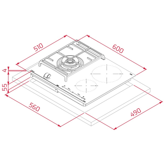 TEKA HYBRID JZC 63312 ABN BK черный