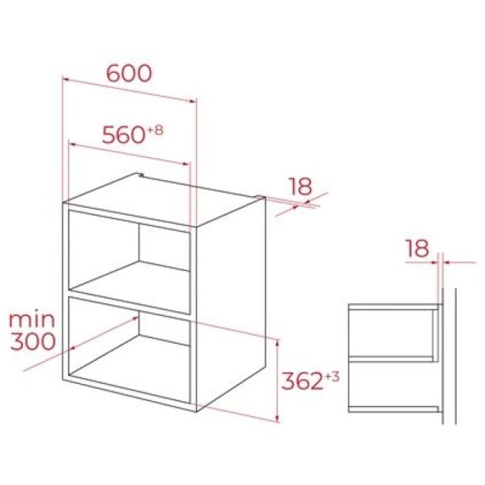 TEKA MLEG 820 FI BK черный