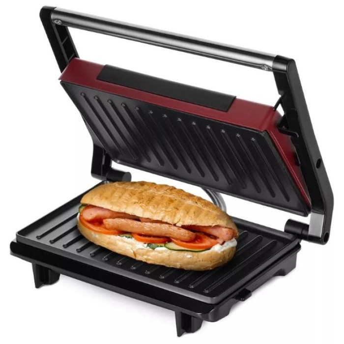 Сэндвичница Kitfort КТ-3639 черный, бордовый