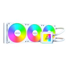 Водяное охлаждение для CPU Montech PureFlow ARGB 360 (W) TDP 320W 3x120 115x-1851/AM4/AM5 White 37172
