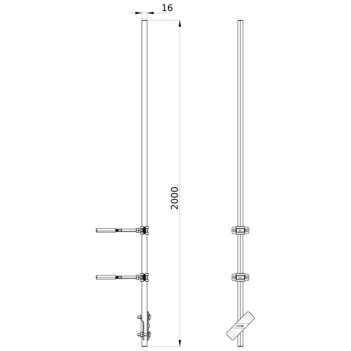 DKC молниеприемник NL7200 1 шт