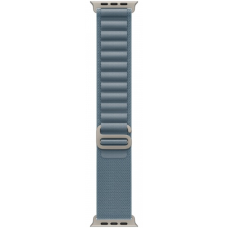 49mm Light Blue Alpine Loop - Large - Natural Titanium Finish