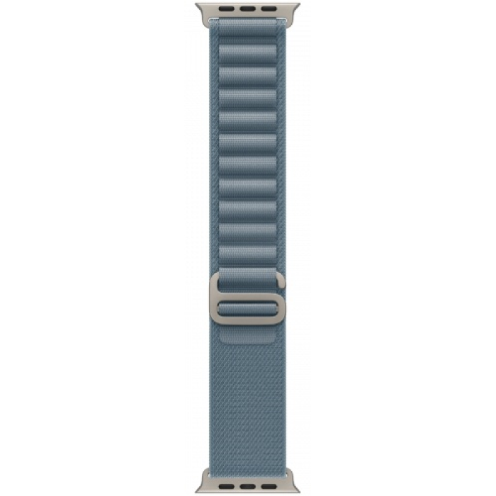 49mm Light Blue Alpine Loop - Large - Natural Titanium Finish