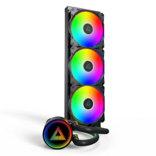 Водяное охлаждение для CPU Montech LightFlow ARGB 360 (B) TDP 300W 3x120 1170/1851/AM4/AM5 Black