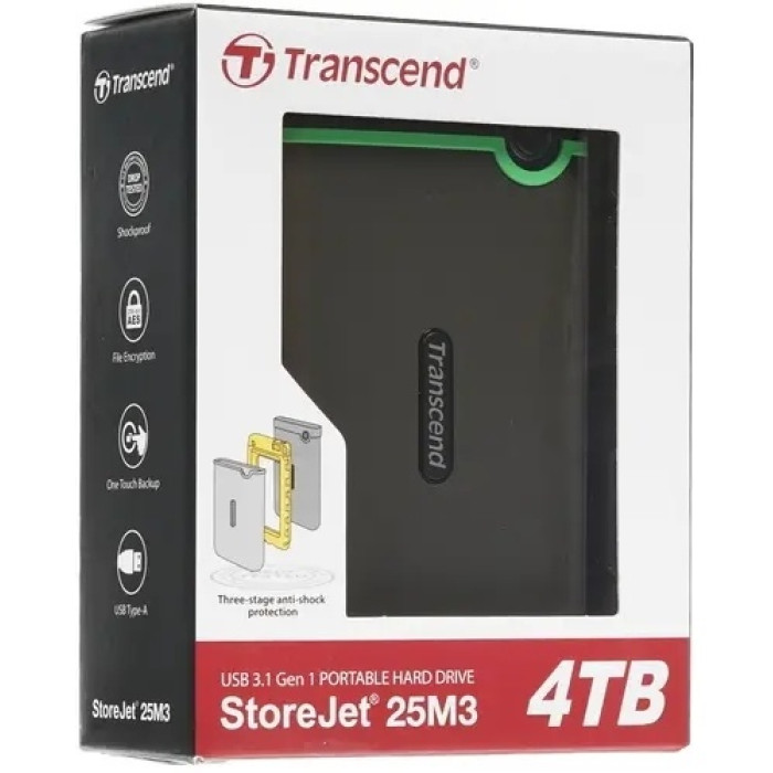 Transcend StoreJet TS4TSJ25M3S 4000 ГБ