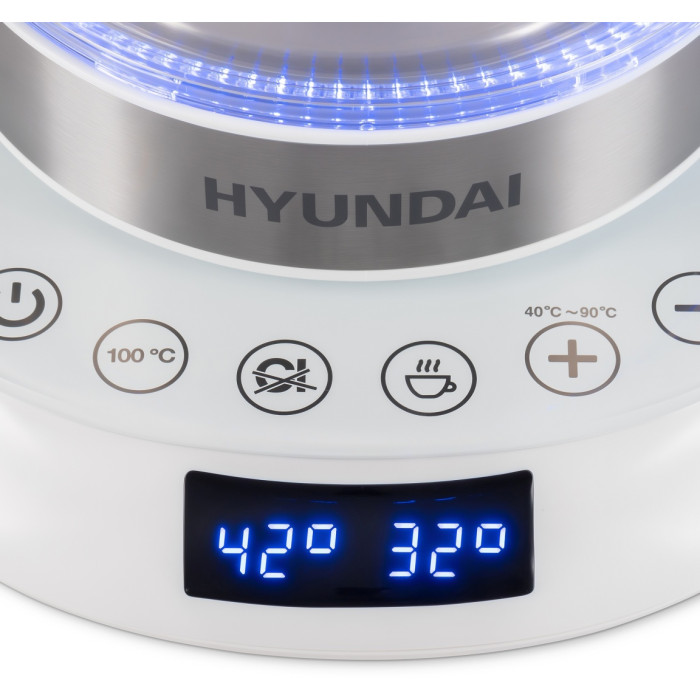 Электрочайник Hyundai HYK-G5507 белый