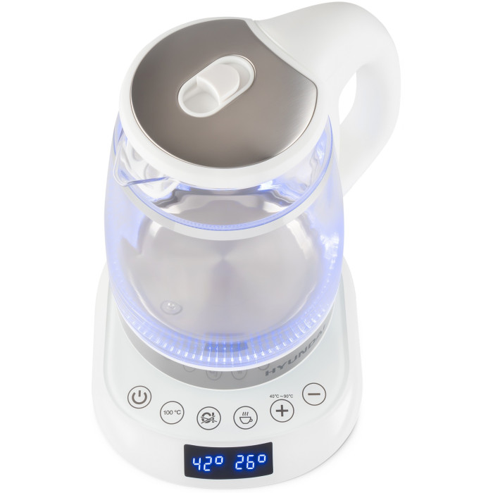 Электрочайник Hyundai HYK-G5507 белый