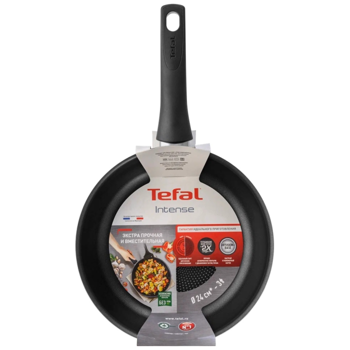 Сковорода универсальная Tefal INTENSE 4219124 24 см, алюминий