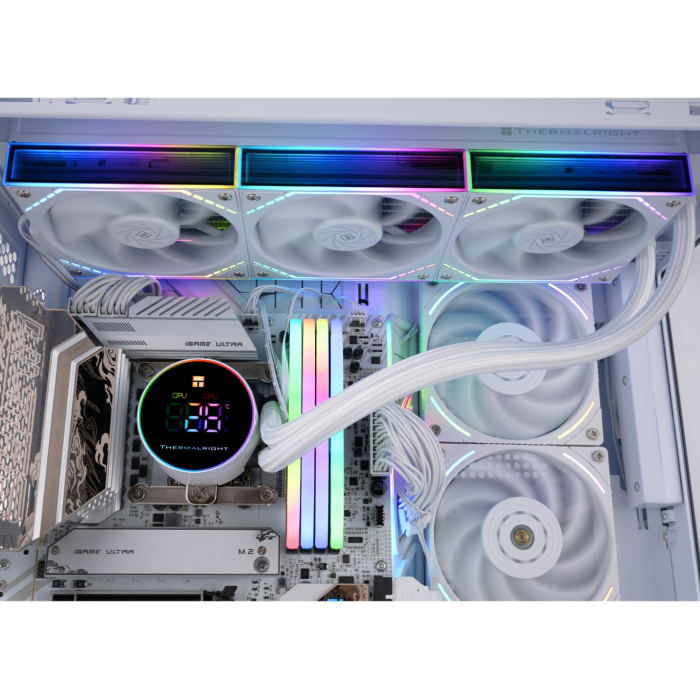 Водоблок Thermalright Frozen Magic 360 Digital ARGB WHITE V2 белый