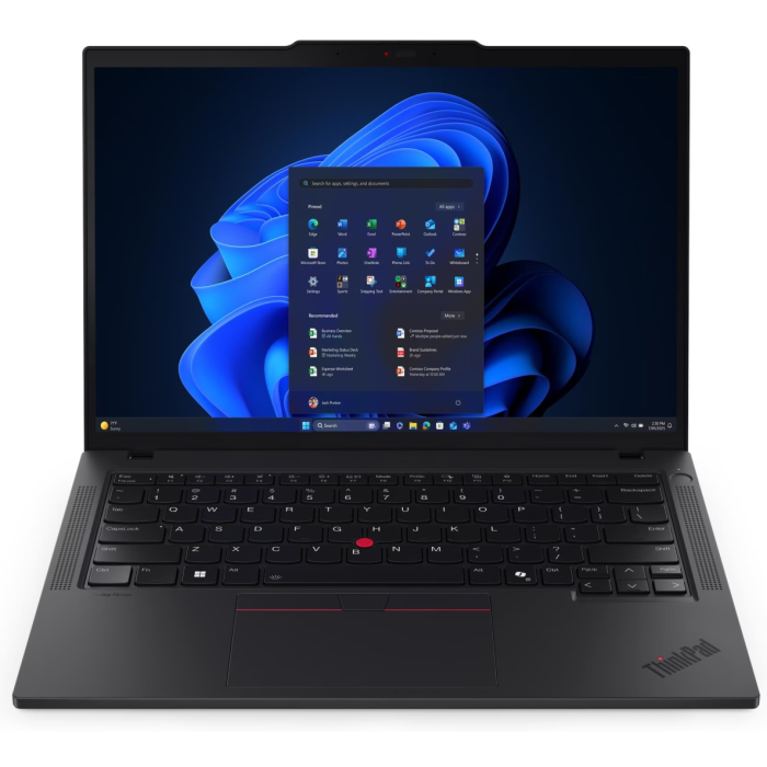 Ноутбук Lenovo ThinkPad T14 Gen 6, Ultra 7 255U, 14' WUXGA (1920x1200), 16Gb DDR5, 512Gb M.2, No OS