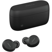 JABRA EVOLVE2 Buds MS, Cradle USB-C MS, Link 380 BT adapter USB-C MS, 30 cm USB-C to USB-A cable, Ear gels, USB-A to USB-C adapter, warranty