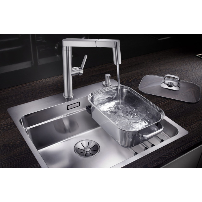 Кухонная мойка Blanco Etagon 500-IF/A (521748) 54х50х19 см, нержавеющая сталь, тон серый металлик