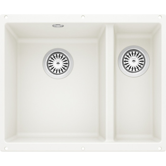 Кухонная мойка Blanco Rotan 340/160-U белый (523078) 55.5х46х19 см, искусственный камень, тон белый
