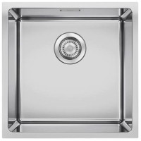 Кухонная мойка Blanco Quato 400-U (528229) 44х44х19 см, нержавеющая сталь, тон серебристый металлик
